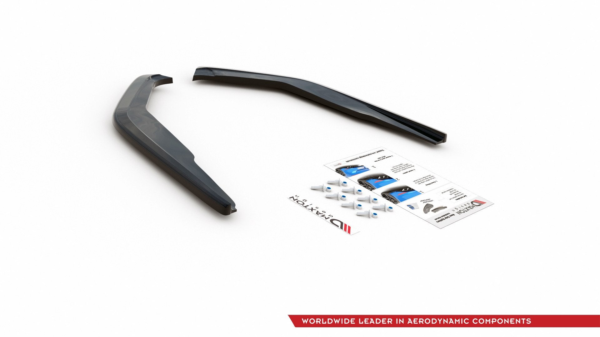 Heck Ansatz Flaps Diffusor für Toyota Corolla XII Limousine Carbon Look