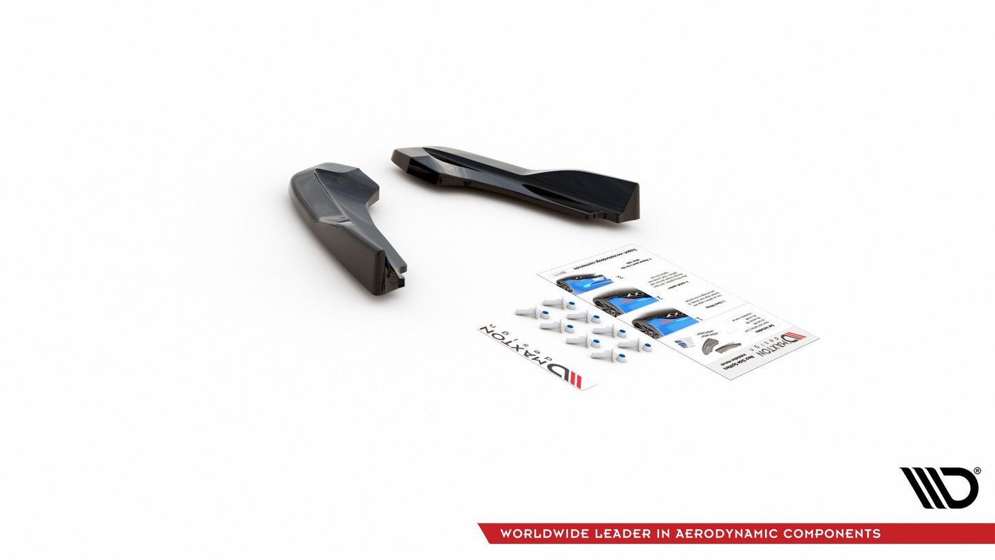 Heck Ansatz Flaps Diffusor V.2 für Ford Focus ST Mk4  Carbon Look