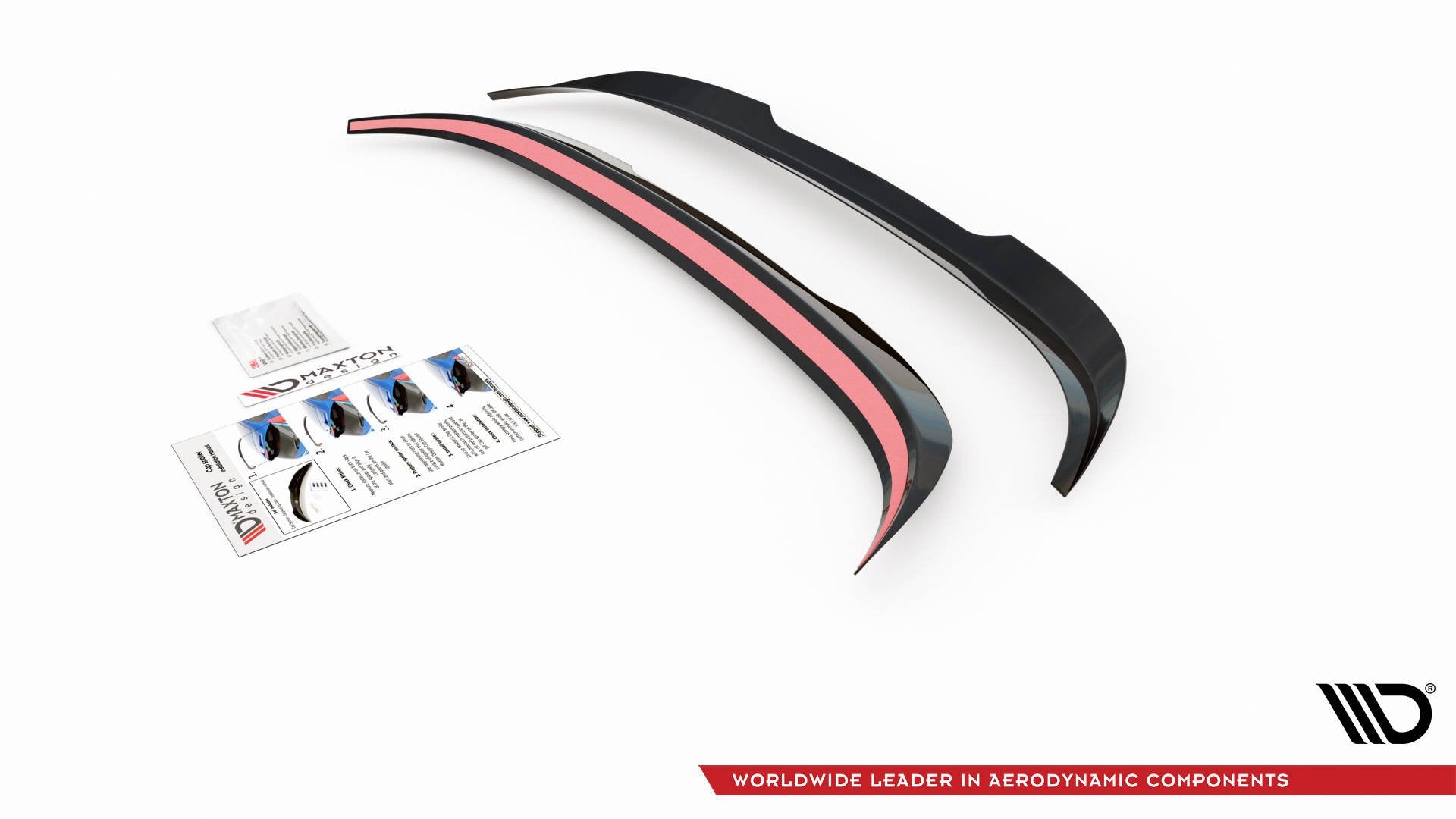 Spoiler CAP für Mitsubishi Lancer Sportback Mk8 schwarz matt