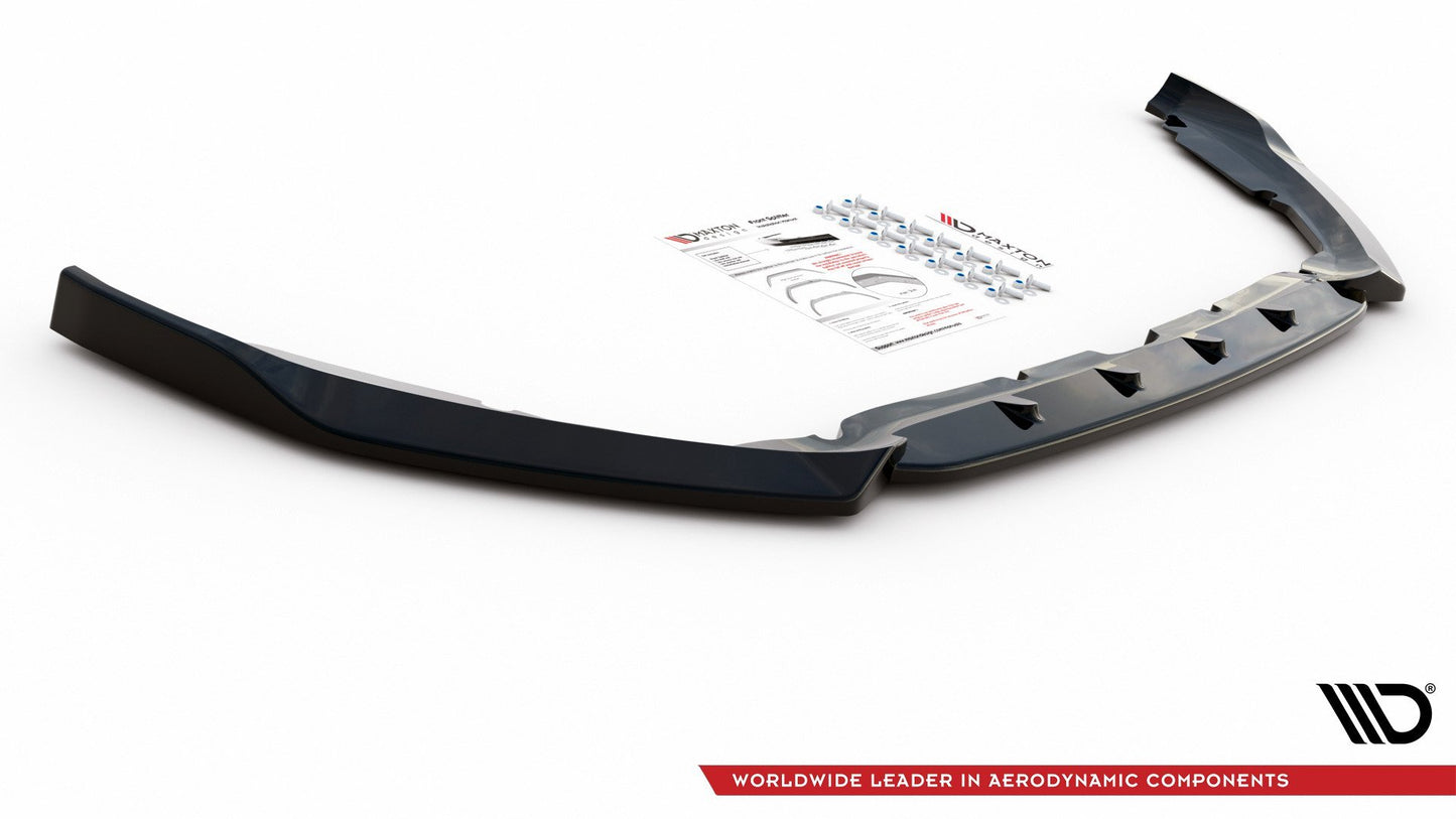 Front Ansatz für Ford Mondeo Mk5 Facelift  schwarz Hochglanz