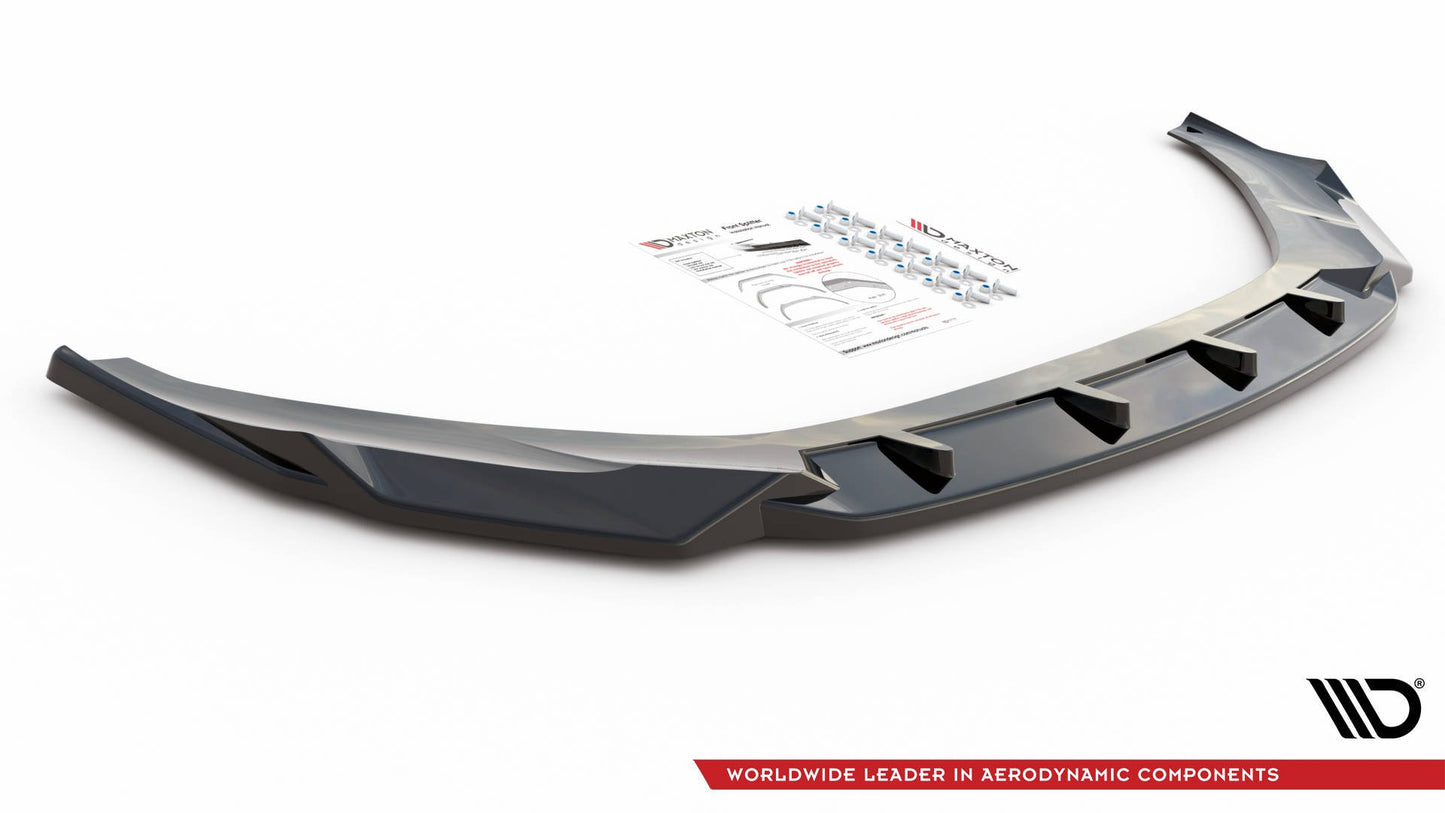 Front Ansatz V.2 für Audi A7 C8 schwarz Hochglanz