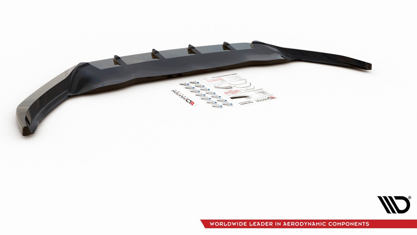 Front Ansatz V.2 für Volkswagen Passat B8 schwarz Hochglanz