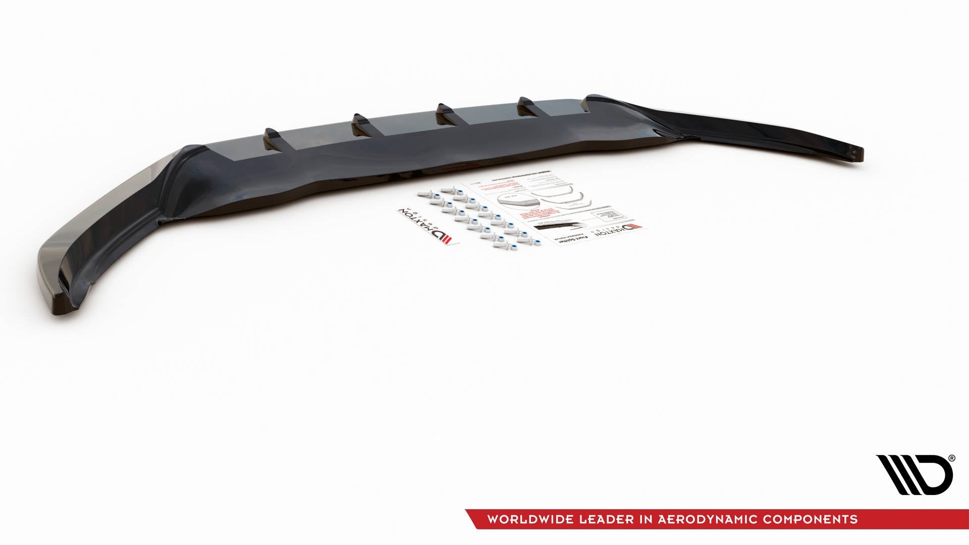 Front Ansatz V.2 für Volkswagen Passat B8 schwarz Hochglanz