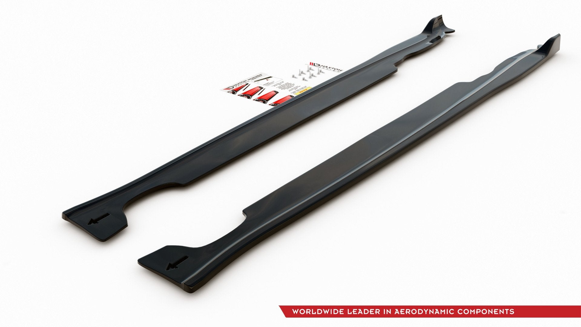 Seitenschweller Ansatz für Mini Countryman Mk1 JCW  schwarz matt