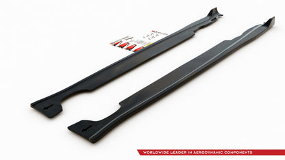 Seitenschweller Ansatz für Mini Countryman Mk1 JCW  Carbon Look