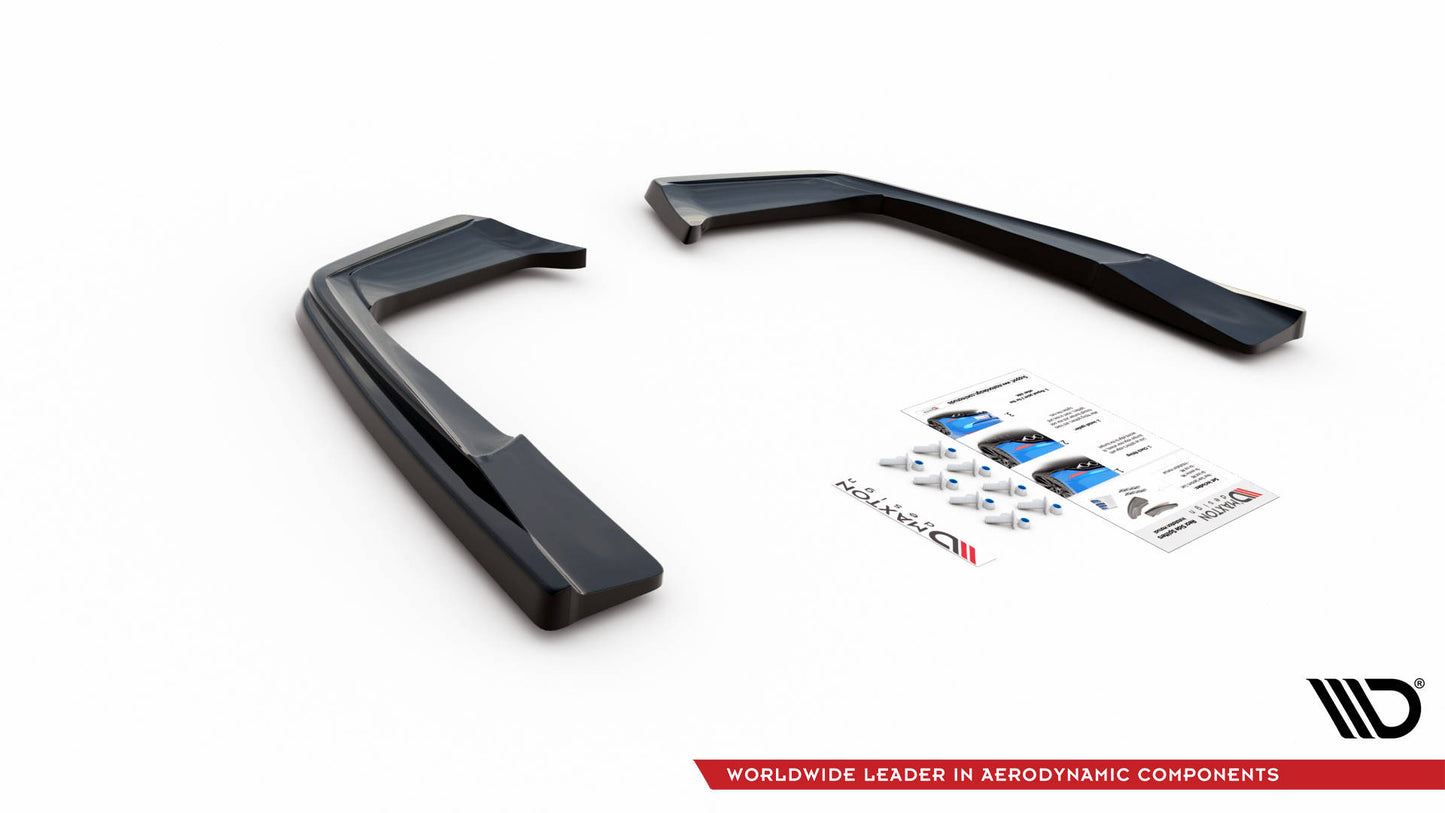 Heck Ansatz Flaps Diffusor für Mercedes-AMG C 63 AMG Coupe C205 Facelift Carbon Look