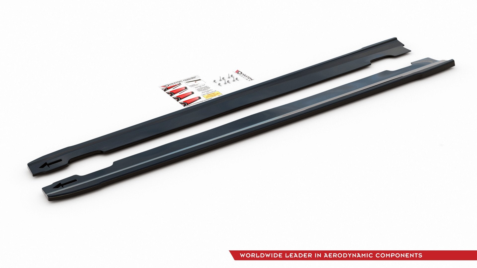 Seitenschweller Ansatz für V.4 Hyundai I30 N Mk3 / Mk3 FL Hatchback/ Fastback schwarz matt
