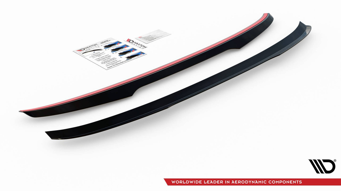 Spoiler CAP für BMW 5er G30 Facelift M-Paket schwarz Hochglanz