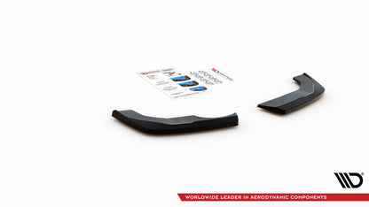 Heck Ansatz Flaps Diffusor für Seat Ibiza FR/ Standard Mk5 schwarz Hochglanz