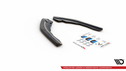 Heck Ansatz Flaps Diffusor V.2 für BMW M2 F87 schwarz matt