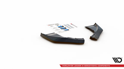 Heck Ansatz Flaps Diffusor V.2 für Nissan 370Z  schwarz matt