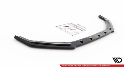 Front Ansatz V.1 für Hyundai I20 N Mk3 schwarz Hochglanz