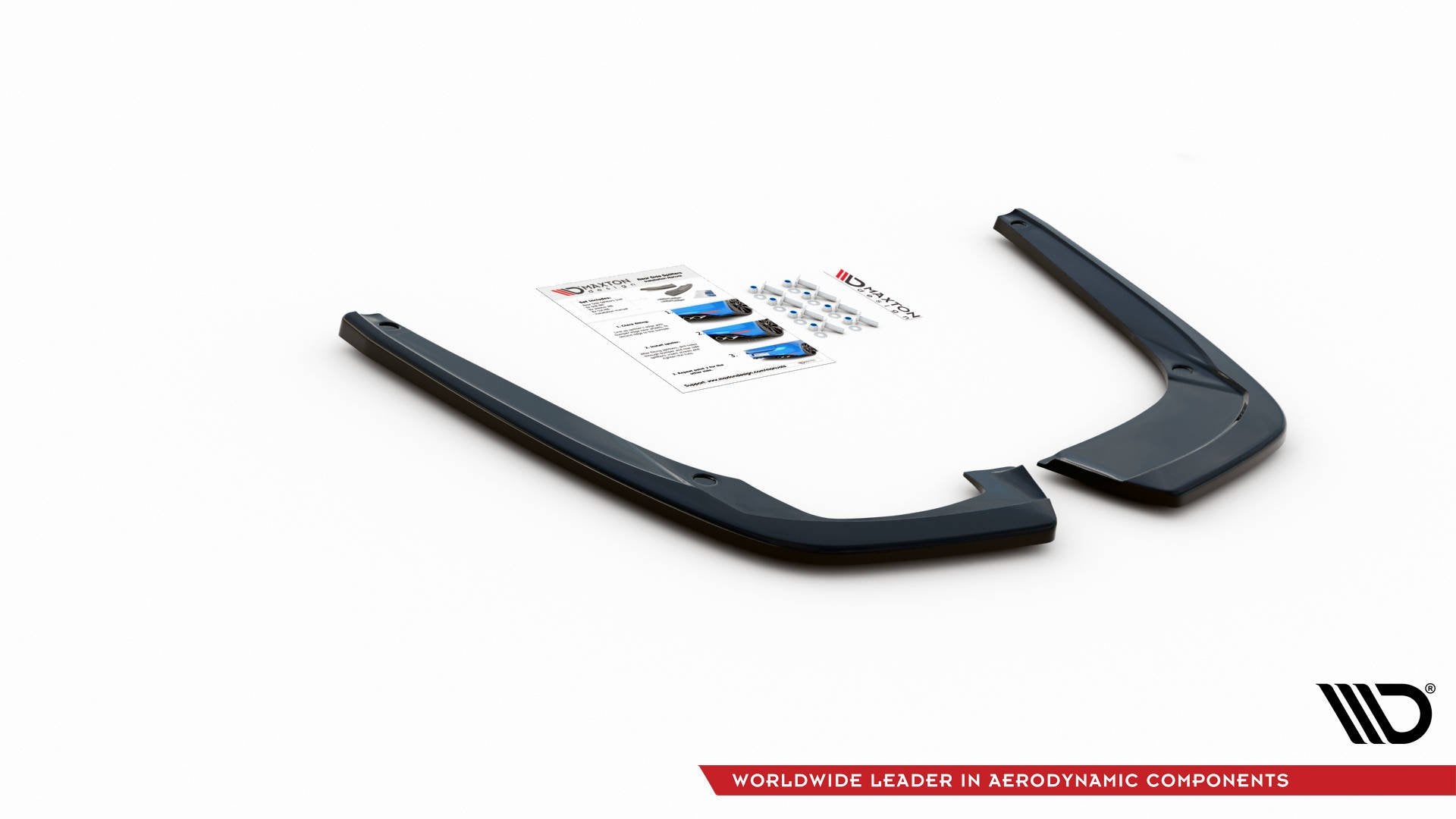 Heck Ansatz Flaps Diffusor für Seat Leon FR ST Mk4 Carbon Look