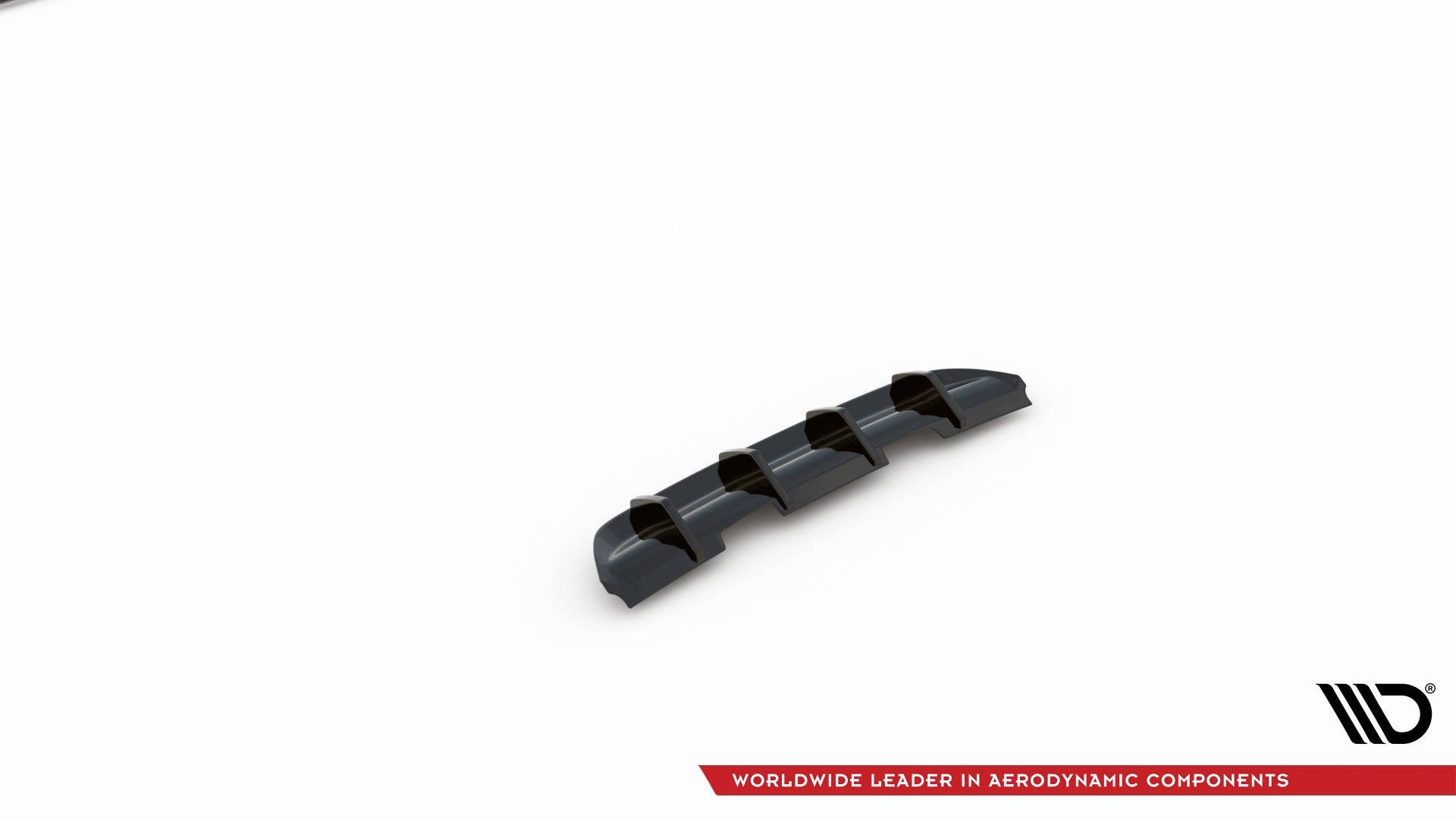 Diffusor Heck Ansatz für Ford Escape Mk3 schwarz matt