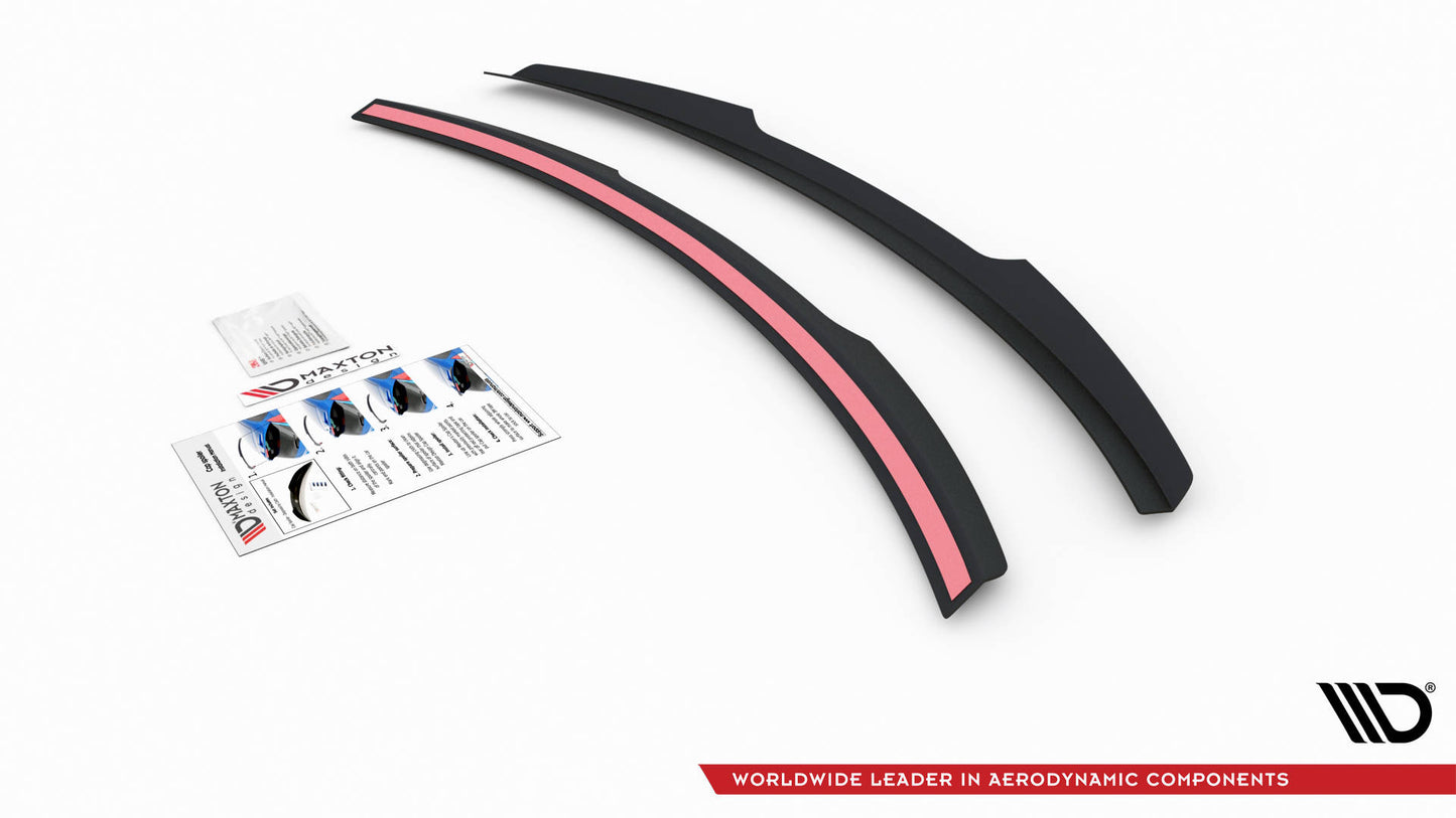 Spoiler CAP für Audi S8 D3 schwarz Hochglanz