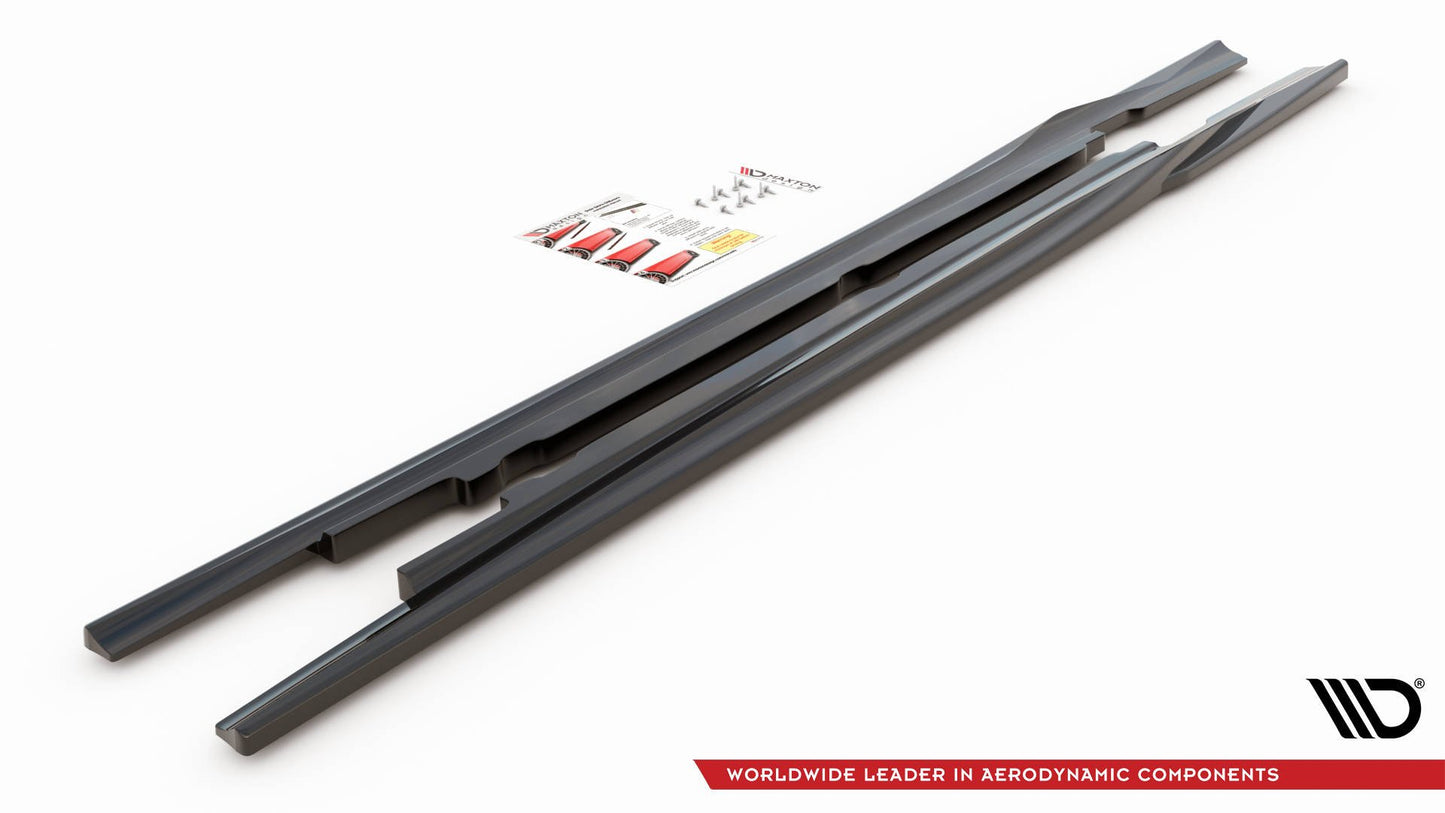 Seitenschweller Ansatz für Mercedes-Benz E W213 Carbon Look