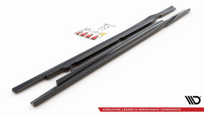 Seitenschweller Ansatz für Mercedes-Benz E W213 Carbon Look