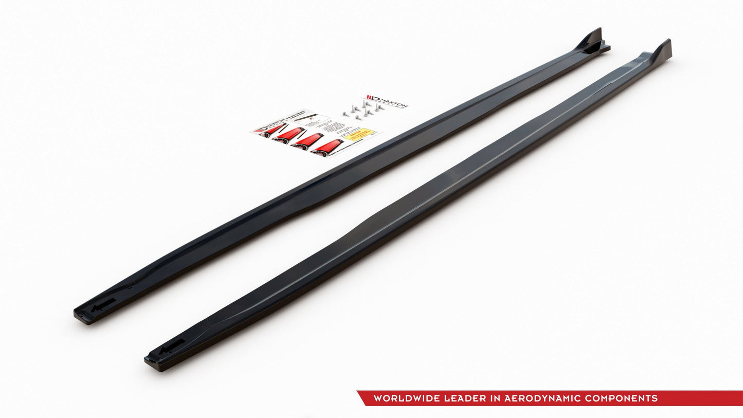 Seitenschweller Ansatz für Toyota Corolla XII Touring Sports Carbon Look