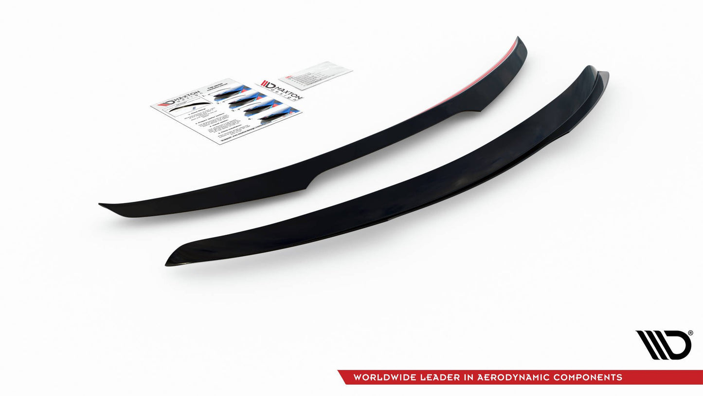 Spoiler CAP für Mini Countryman Mk2 F60 JCW schwarz matt