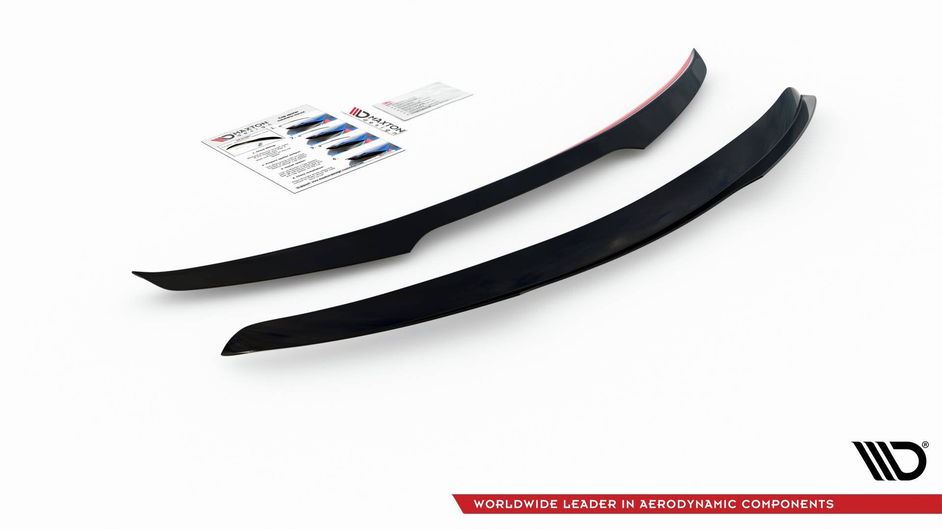 Spoiler CAP für Mini Countryman Mk2 F60 JCW schwarz matt