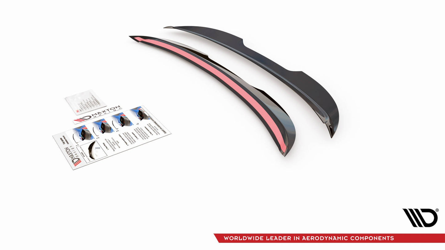 Spoiler CAP für Peugeot 308 GT Mk2 Facelift schwarz matt
