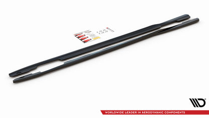 Seitenschweller Ansatz für Ford Mondeo ST-Line Mk5 Facelift Carbon Look