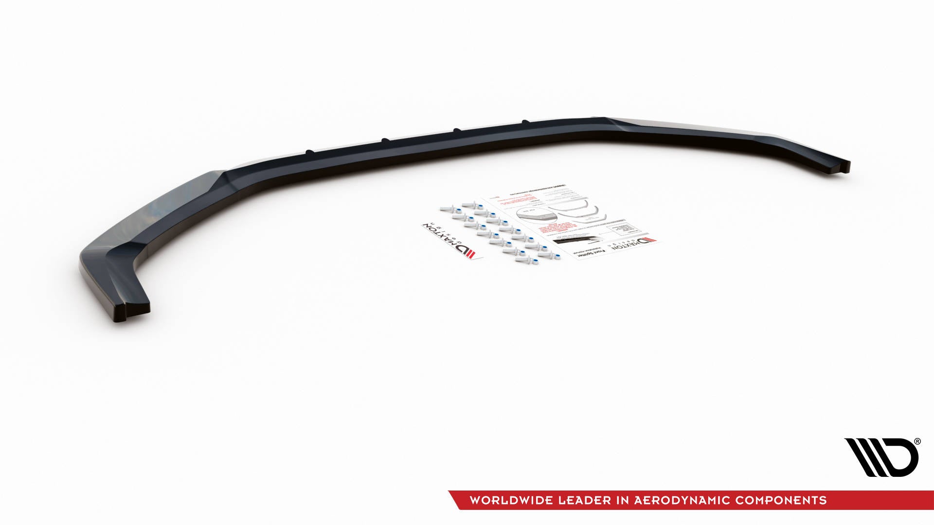Front Ansatz V.3 für Hyundai I20 N Mk3 schwarz Hochglanz