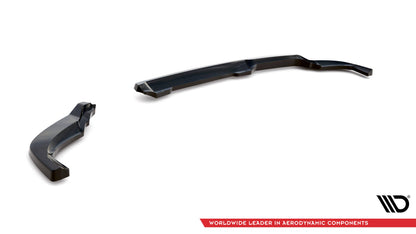 Heck Ansatz Flaps Diffusor für Peugeot 208 GTi Mk1 schwarz matt