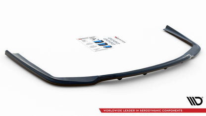 Mittlerer Diffusor Heck Ansatz DTM Look für BMW 7 M-Paket G11 schwarz Hochglanz