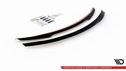Spoiler CAP für Infiniti Q60 S Mk2 schwarz Hochglanz