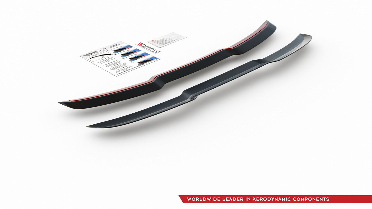 Spoiler CAP für Audi S6 / A6 S-Line C7 Avant schwarz matt
