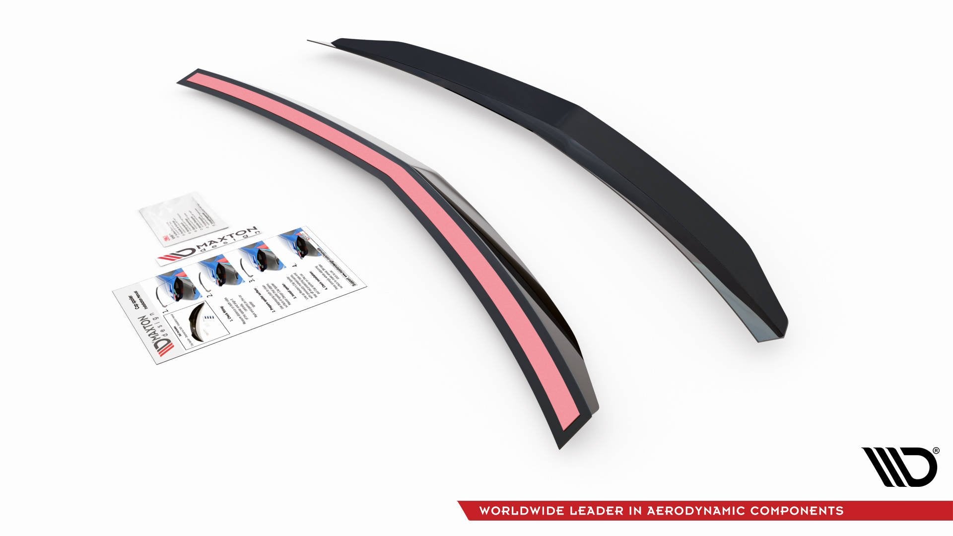 Spoiler CAP für Mercedes-Benz E63 AMG / AMG-Line Limousine W212 Facelift schwarz Hochglanz