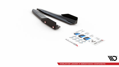 Heck Ansatz Flaps Diffusor +Flaps für V.2 Skoda Octavia RS Mk4