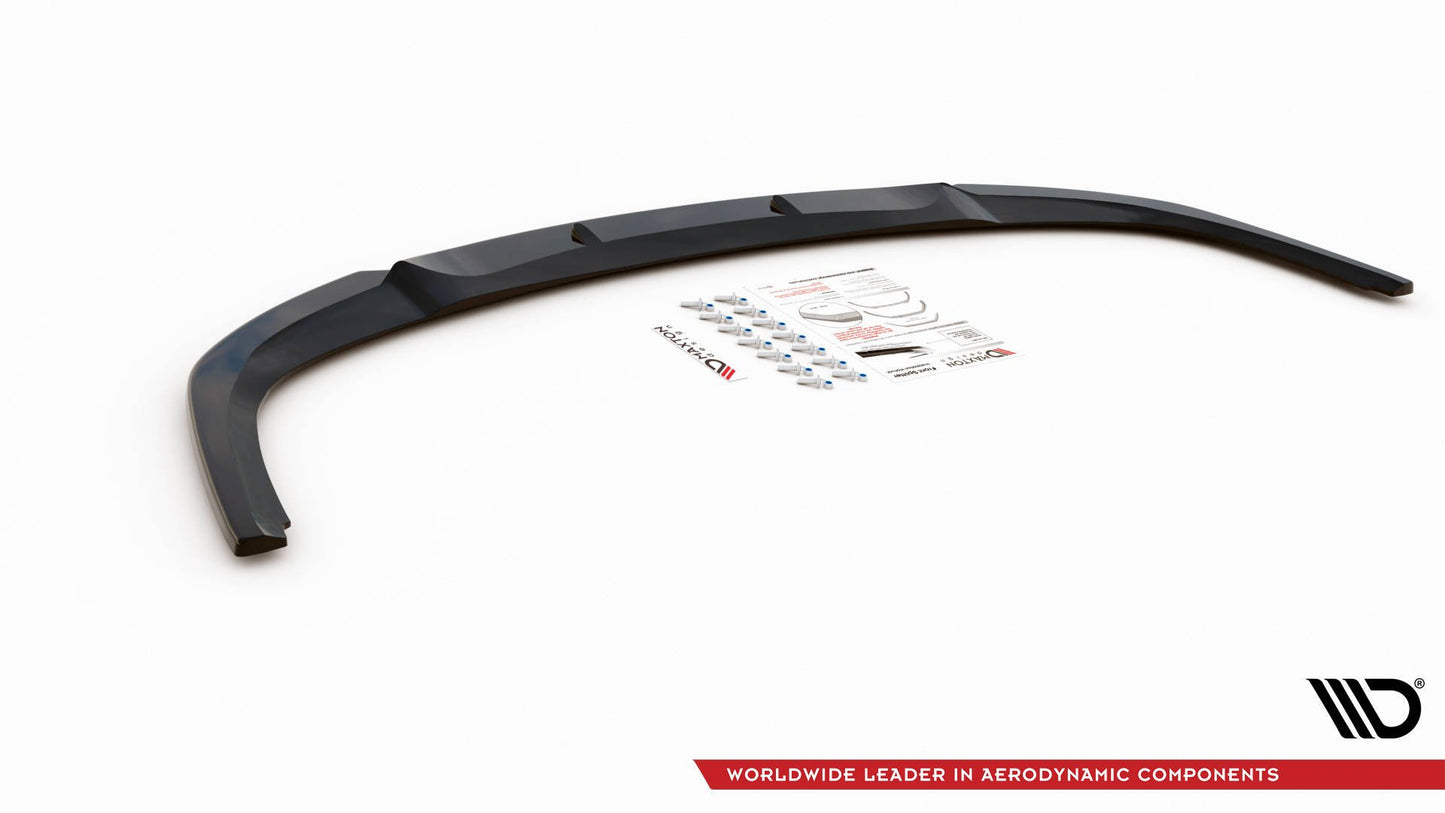 Front Ansatz für Mitsubishi Lancer Sportback Mk8 schwarz Hochglanz