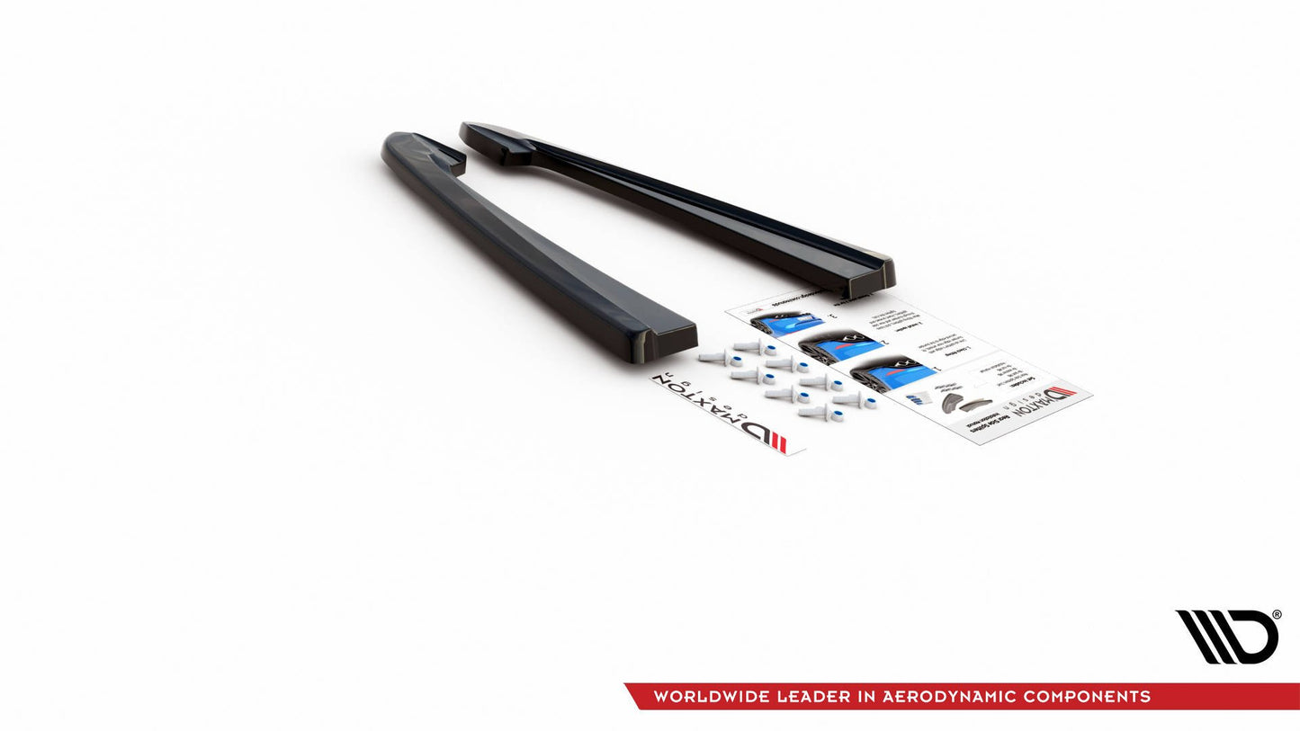 Heck Ansatz Flaps Diffusor V.2 für Audi RS6 C7 Carbon Look