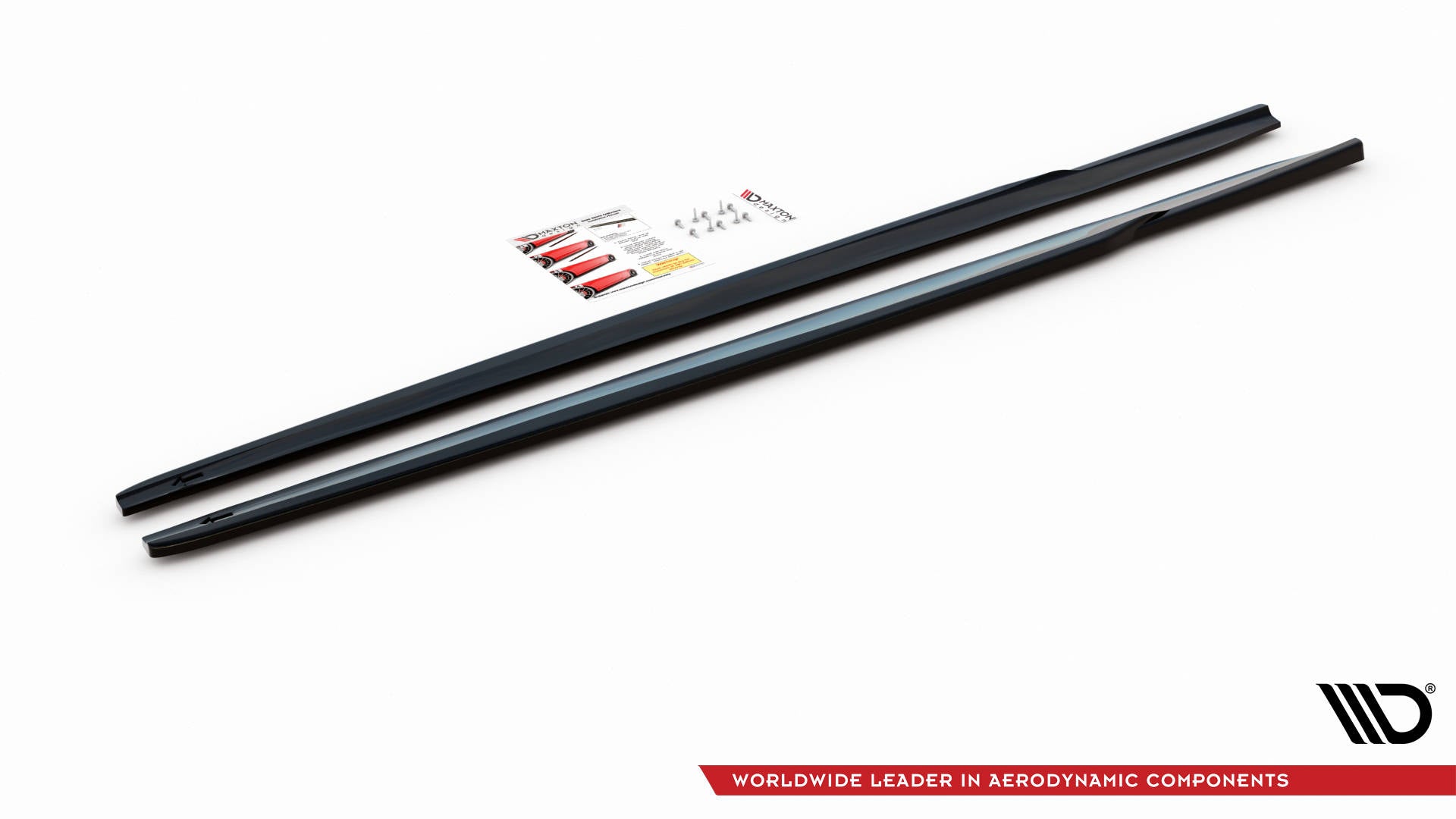 Seitenschweller Ansatz für V.1 für BMW 2 Gran Coupe M-Paket / M235i F44 schwarz matt
