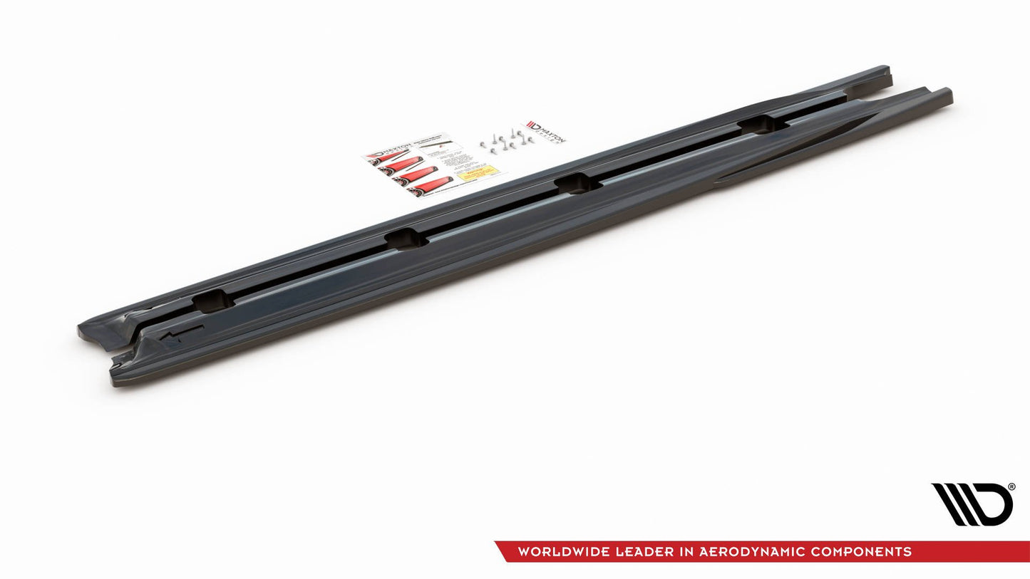 Seitenschweller Ansatz für Skoda Kamiq Carbon Look