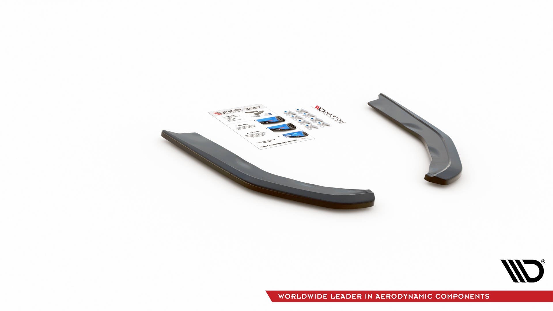 Heck Ansatz Flaps Diffusor V.1 für BMW M3 G80 Carbon Look