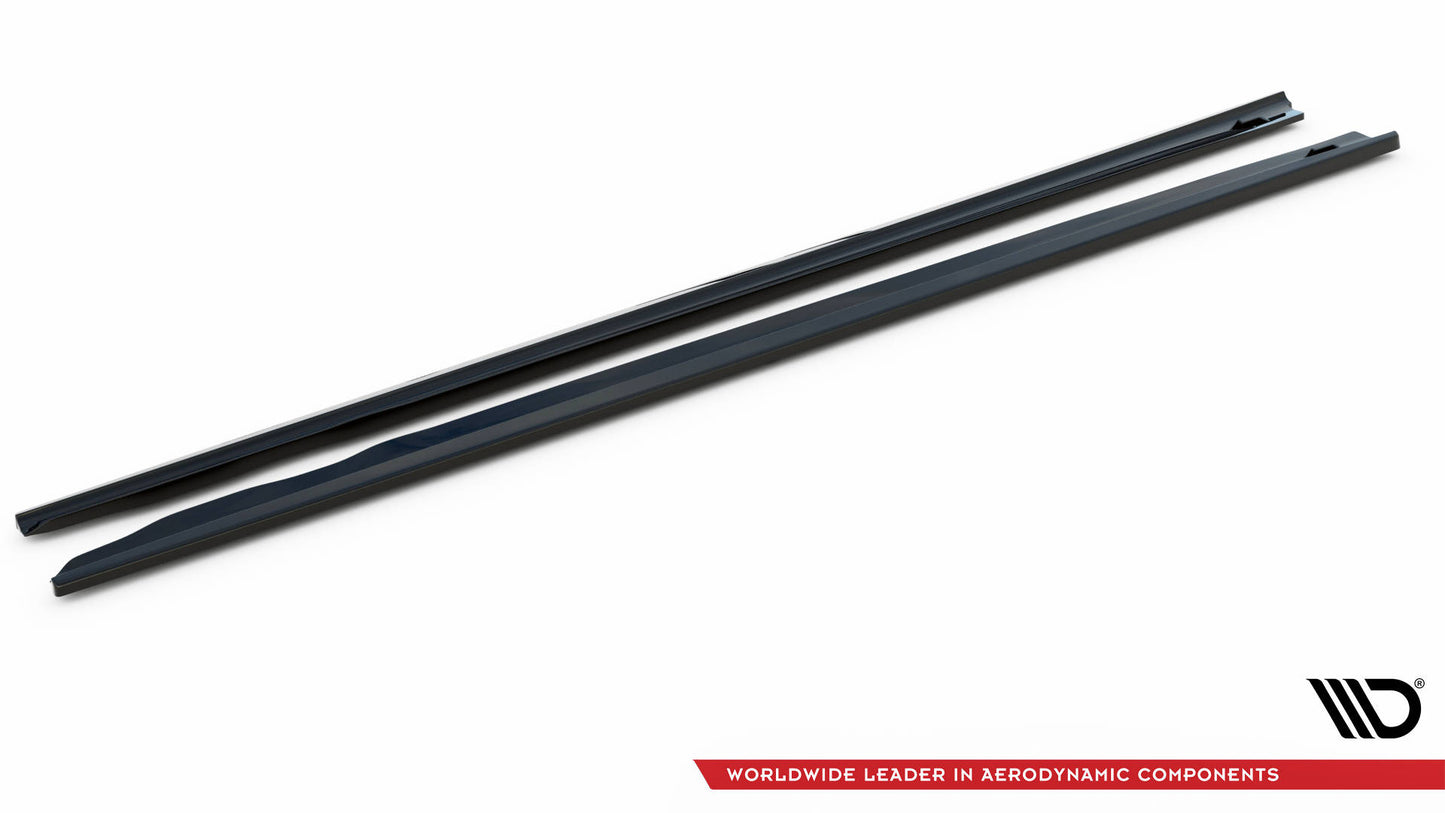 Seitenschweller Ansatz für BMW 3er GT F34 schwarz Hochglanz
