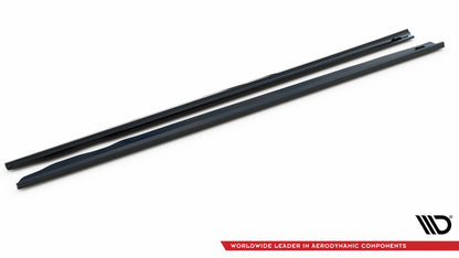 Seitenschweller Ansatz für BMW 3er GT F34 schwarz Hochglanz