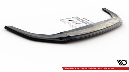 Front Ansatz V.4 für Volkswagen Golf 8 GTI schwarz Hochglanz