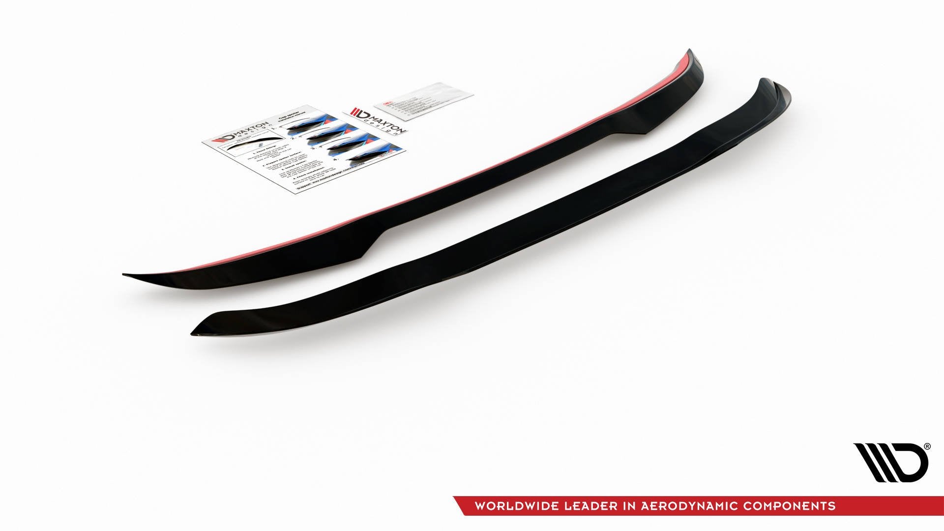 Spoiler CAP für BMW X7 M G07 schwarz Hochglanz