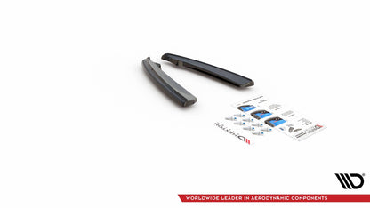 Heck Ansatz Flaps Diffusor für Lexus LC 500 schwarz matt