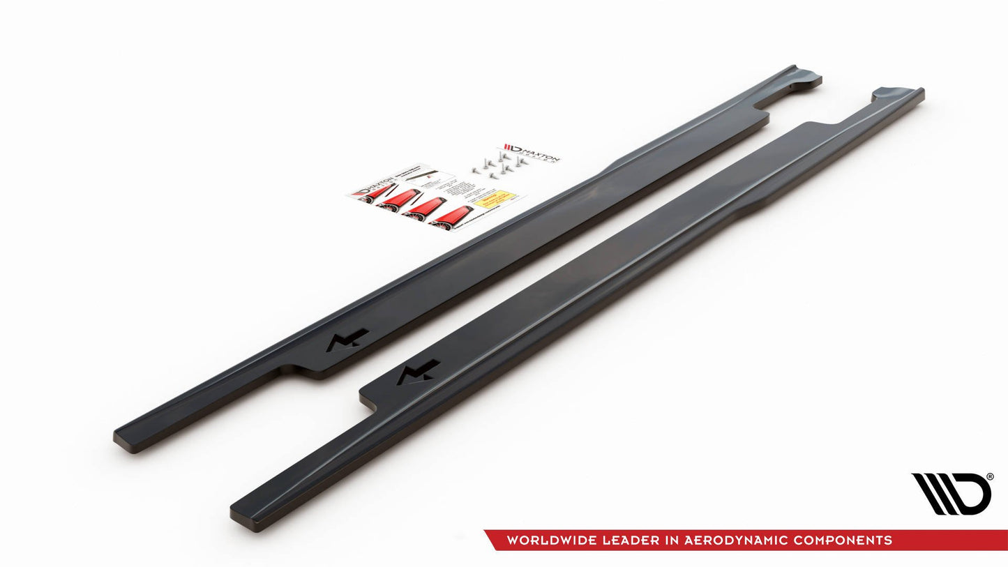 Seitenschweller Ansatz für V.2 für Honda Accord Mk7 Type-S Carbon Look
