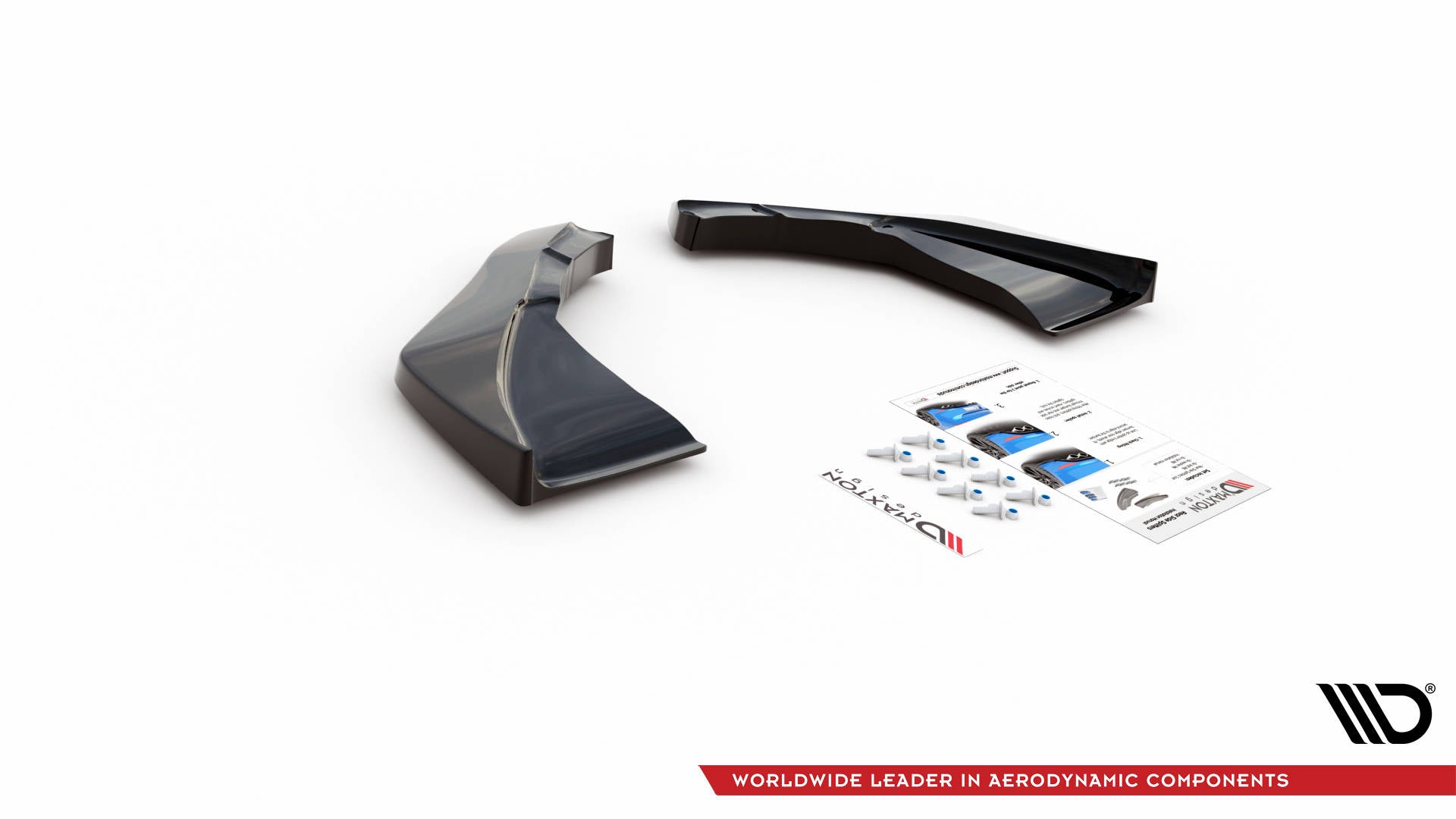 Heck Ansatz Flaps Diffusor V.2 für Nissan 370Z  schwarz matt