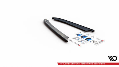 Heck Ansatz Flaps Diffusor für Hyundai I40 Mk1 Carbon Look