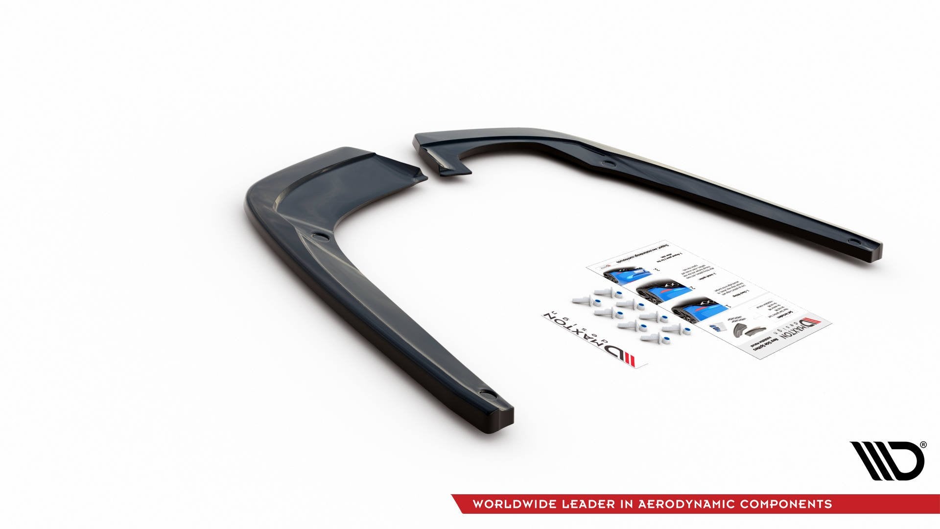 Heck Ansatz Flaps Diffusor für Seat Leon FR ST Mk4 Carbon Look