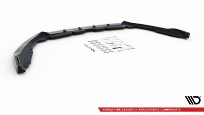 Front Ansatz für Ford Mondeo Mk5 Facelift  schwarz matt