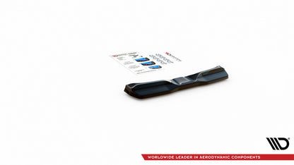 Mittlerer Diffusor Heck Ansatz V.2 für Nissan 370Z  schwarz matt