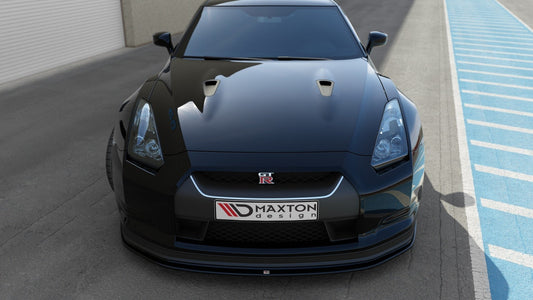 Front Ansatz V.2 für NISSAN GT-R vor Facelift COUPE (R35-SERIES) Carbon Look